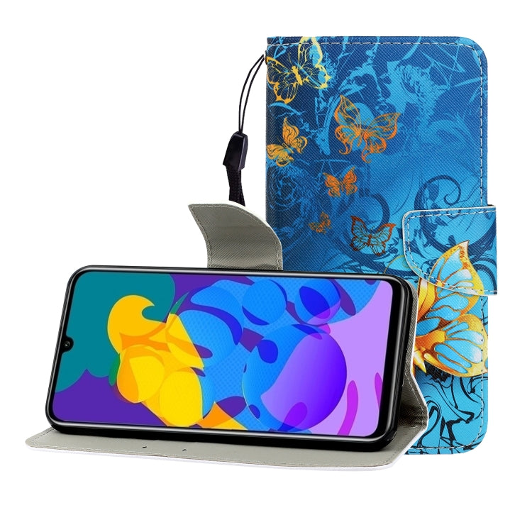 Colored Drawing Horizontal Flip Leather Case with Holder & Card Slot & Wallet, For Huawei Honor Play 4T Pro