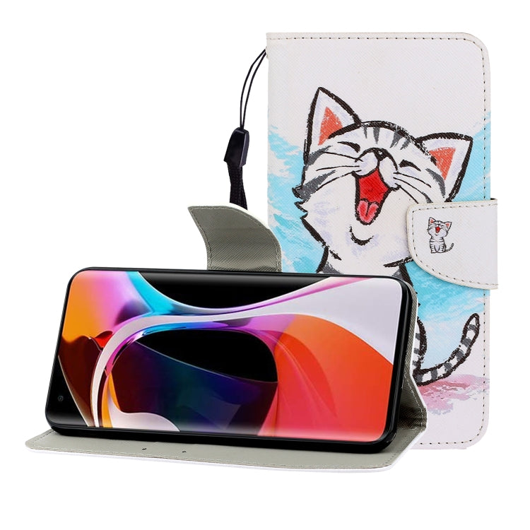 Colored Drawing Horizontal Flip Leather Case with Holder & Card Slot & Wallet, For Xiaomi 10 / 10 Pro