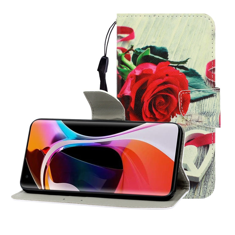 Colored Drawing Horizontal Flip Leather Case with Holder & Card Slot & Wallet, For Xiaomi 10 / 10 Pro