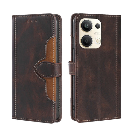 Skin Feel Magnetic Buckle Leather Phone Case, For OPPO Reno9 5G / Reno9 Pro 5G, For OPPO Reno9 Pro+ 5G, For Realme 10 Pro 5G, For Realme 10 Pro+ 5G, For vivo X90 Pro 5G, For TCL 40R 5G