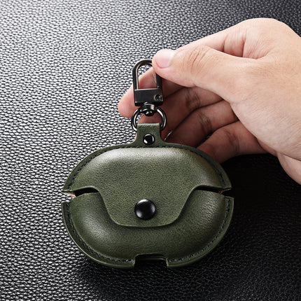 Business Leather Earphone Protective Case with Hook, For Huawei FreeBuds Pro 2, For Huawei FreeBuds Pro, For Huawei FreeBuds 4i / 5i, For Huawei FreeBuds 4 / 4E, For Huawei FreeBuds 4