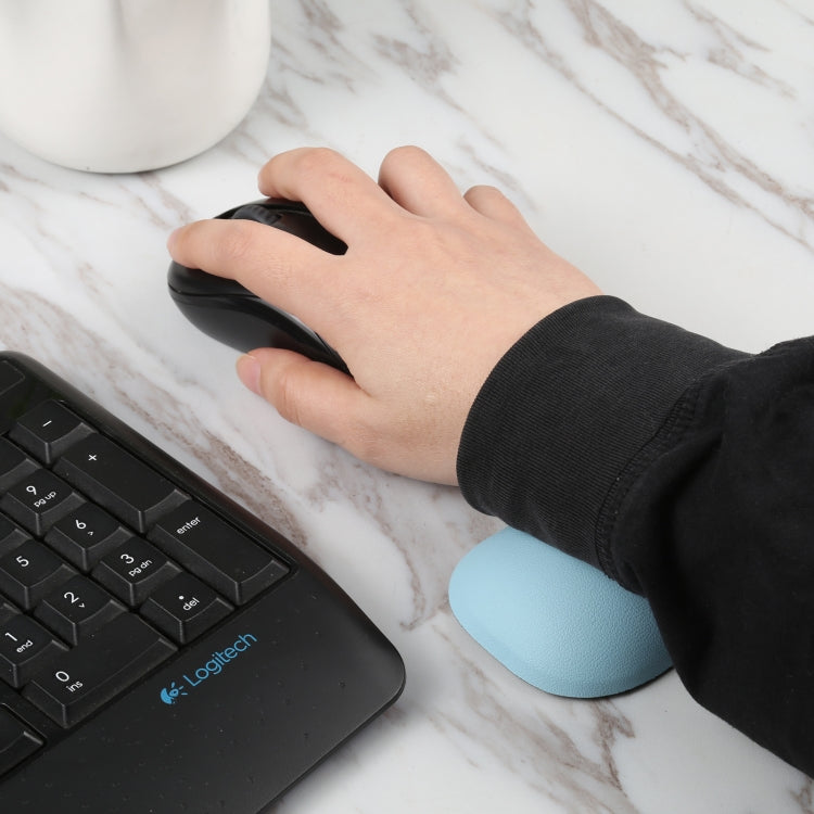 Silicone Rubber Wrist Guard Mouse Holder, Silicone(Blue)