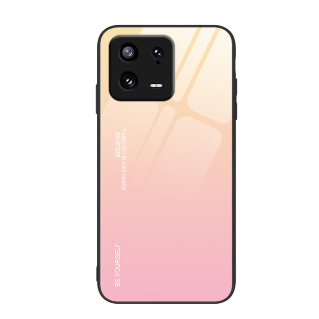 Gradient Color Glass Phone Case, For Xiaomi 13, For Xiaomi 13 Pro, For Xiaomi Redmi A1+