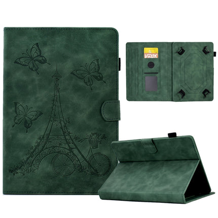 Tower Embossed Leather Tablet Case, For 7 inch Tablets, For 8 inch Tablets, For 10 inch Tablets, For Samsung Galaxy Tab A7 Lite