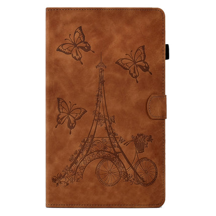 Tower Embossed Leather Tablet Case, For Samsung Galaxy Tab A 8.0 2019 T290, For Samsung Galaxy Tab A 10.1 2019 T510, For Huawei MediaPad T3 10, For Huawei MediaPad T5