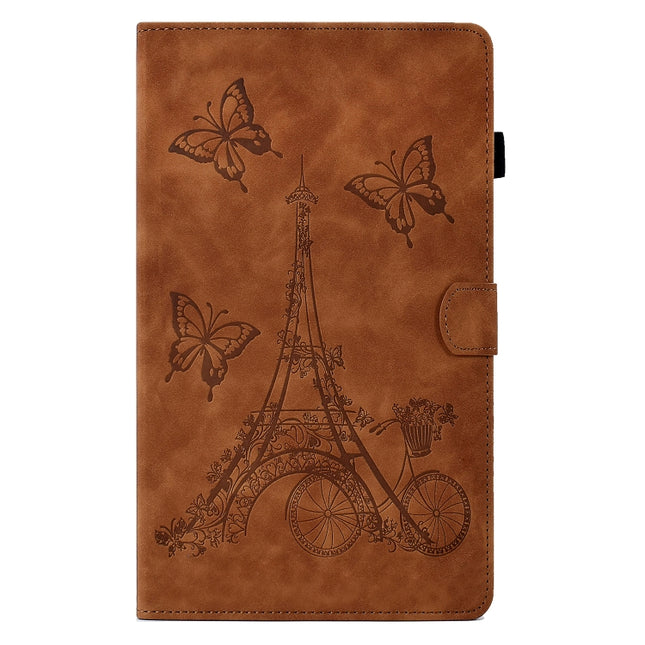 Tower Embossed Leather Tablet Case, For Samsung Galaxy Tab A 8.0 2019 T290, For Samsung Galaxy Tab A 10.1 2019 T510, For Huawei MediaPad T3 10, For Huawei MediaPad T5