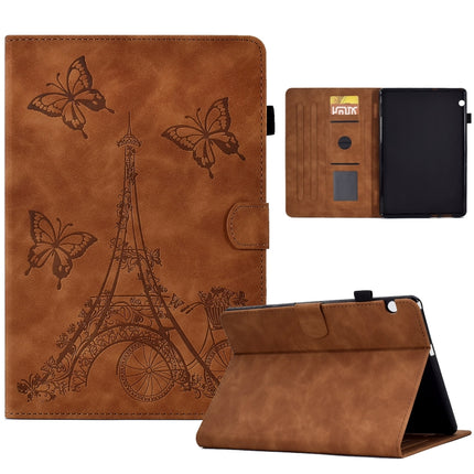Tower Embossed Leather Tablet Case, For Samsung Galaxy Tab A 8.0 2019 T290, For Samsung Galaxy Tab A 10.1 2019 T510, For Huawei MediaPad T3 10, For Huawei MediaPad T5