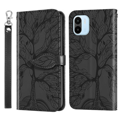 Life Tree Embossing Pattern Leather Phone Case, For Samsung Galaxy A24 5G, For Samsung Galaxy A54 5G, For Samsung Galaxy A34 5G, For Xiaomi Redmi A1, For Xiaomi 13