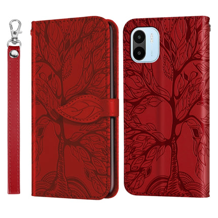 Life Tree Embossing Pattern Leather Phone Case, For Samsung Galaxy A24 5G, For Samsung Galaxy A54 5G, For Samsung Galaxy A34 5G, For Xiaomi Redmi A1, For Xiaomi 13