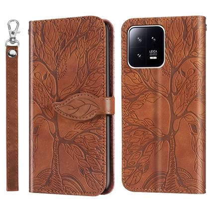 Life Tree Embossing Pattern Leather Phone Case, For Samsung Galaxy A24 5G, For Samsung Galaxy A54 5G, For Samsung Galaxy A34 5G, For Xiaomi Redmi A1, For Xiaomi 13