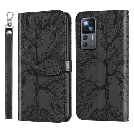 Life Tree Embossing Pattern Leather Phone Case, For Xiaomi 13 Pro, For Xiaomi 12T