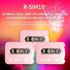 R-SIM 18 plus Turns Locked Into Unlocked iOS16 System Universal 5G Unlocking Card