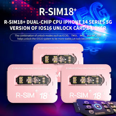 R-SIM 18 plus Turns Locked Into Unlocked iOS16 System Universal 5G Unlocking Card