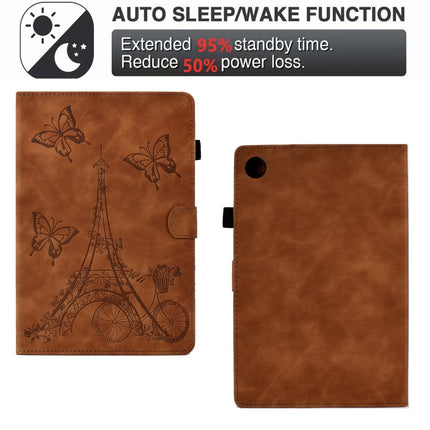 Tower Embossed Leather Smart Tablet Case, For Samsung Galaxy Tab A8 10.5 2021 X205, For iPad 10.2 2021/2020/2019 / 10.5 2019/2017, For iPad 10th Gen 10.9 2022, For iPad Air / Air 2 / 9.7 2017 / 9.7 2018
