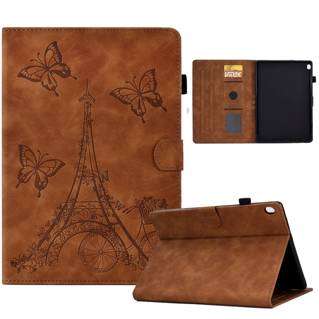 Tower Embossed Leather Smart Tablet Case, For Lenovo M10, For Lenovo Tab M10 Gen 2, For Lenovo M10 Plus, For Lenovo Tab M10 Plus 3rd Gen