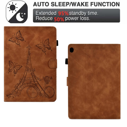 Tower Embossed Leather Smart Tablet Case, For Lenovo M10, For Lenovo Tab M10 Gen 2, For Lenovo M10 Plus, For Lenovo Tab M10 Plus 3rd Gen