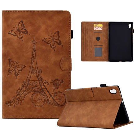 Tower Embossed Leather Smart Tablet Case, For Lenovo M10, For Lenovo Tab M10 Gen 2, For Lenovo M10 Plus, For Lenovo Tab M10 Plus 3rd Gen