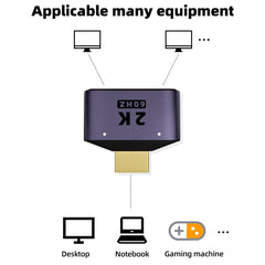 2-in-1-2K-60-Hz-HDMI-Adapter mit Kontrollleuchten