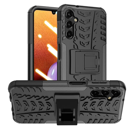 Tire Texture TPU + PC Phone Case with Holder, For Motorola Moto E22, For Samsung Galaxy S23+ 5G, For Samsung Galaxy A14 5G