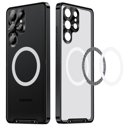 MagSafe Magnetic Frosted Metal Phone Case, For Samsung Galaxy S23 5G, For Samsung Galaxy S23+ 5G, For Samsung Galaxy S23 Ultra 5G