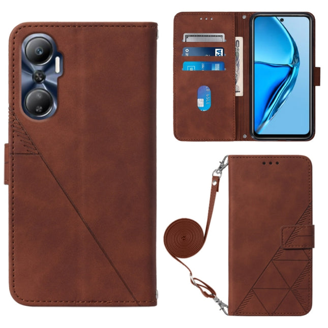 Crossbody 3D Embossed Flip Leather Phone Case, For Infinix Hot 20 4G, For Infinix Hot 20 5G, For Infinix Hot 20 Play, For Infinix Hot 20S/20 Pro