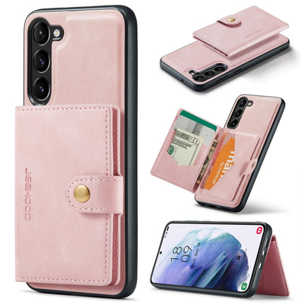 JEEHOOD Retro Magnetic Detachable Wallet Phone Case, For Samsung Galaxy S23 5G, For Samsung Galaxy S23+ 5G, For Samsung Galaxy S23 Ultra 5G