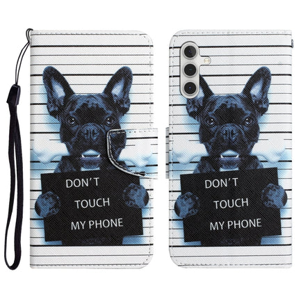 Colored Drawing Leather Phone Case, For Samsung Galaxy A34