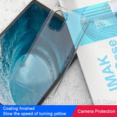 IMAK UX-10 Series Transparent Shockproof TPU Phone Case, For Nokia X30 5G