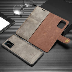 DG.MING Crazy Horse Texture Flip Detachable Magnetic Leather Case with Holder & Card Slots & Wallet, For Galaxy A31, For Galaxy A81 / Note10 lite, For Galaxy A91 / S10 Lite, For Galaxy M30S, For Galaxy M31, For Huawei P40 Lite