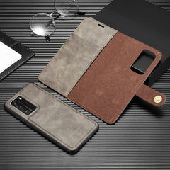 DG.MING Crazy Horse Texture Flip Detachable Magnetic Leather Case with Holder & Card Slots & Wallet, For Huawei P40 Pro, For Huawei P40, For Galaxy S20+