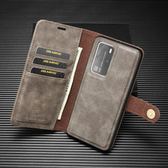 DG.MING Crazy Horse Texture Flip Detachable Magnetic Leather Case with Holder & Card Slots & Wallet, For Huawei P40 Pro, For Huawei P40, For Galaxy S20+