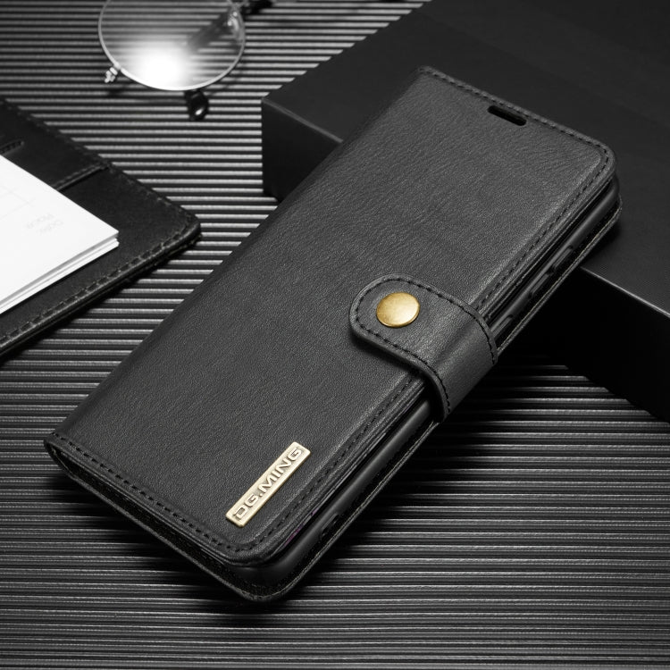 DG.MING Crazy Horse Texture Flip Detachable Magnetic Leather Case with Holder & Card Slots & Wallet, For Huawei P40 Pro, For Huawei P40, For Galaxy S20+