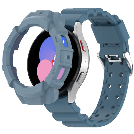 Armor Silicone Watch Band + Protective Case, For Samsung Galaxy Watch5 40mm, For Samsung Galaxy Watch5 44mm, For Samsung Galaxy Watch4 40mm, For Samsung Galaxy Watch4 44mm