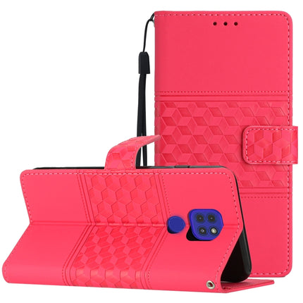 Diamond Embossed Skin Feel Leather Phone Case with Lanyard, For Motorola Moto G9 / G9 Play, For Motorola Moto G10 / G20 / G30, For Motorola Moto G22, For Motorola Moto G31 / G41