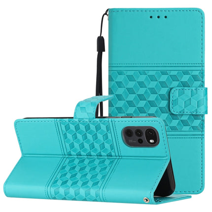 Diamond Embossed Skin Feel Leather Phone Case with Lanyard, For Motorola Moto G9 / G9 Play, For Motorola Moto G10 / G20 / G30, For Motorola Moto G22, For Motorola Moto G31 / G41