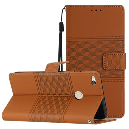Diamond Embossed Skin Feel Leather Phone Case with Lanyard, For Honor 10 Lite, For Huawei P8 Lite, For Huawei P8 Lite 2017, For Huawei P9 Lite