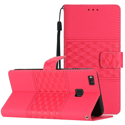 Diamond Embossed Skin Feel Leather Phone Case with Lanyard, For Honor 10 Lite, For Huawei P8 Lite, For Huawei P8 Lite 2017, For Huawei P9 Lite