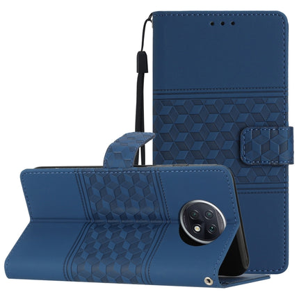 Diamond Embossed Skin Feel Leather Phone Case with Lanyard, For Xiaomi Redmi Note 9 5G / Note 9T, For Xiaomi Redmi 9A, For Xiaomi Redmi 9C, For Xiaomi Redmi 10