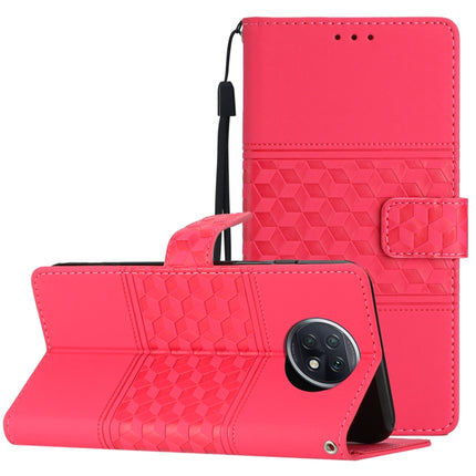 Diamond Embossed Skin Feel Leather Phone Case with Lanyard, For Xiaomi Redmi Note 9 5G / Note 9T, For Xiaomi Redmi 9A, For Xiaomi Redmi 9C, For Xiaomi Redmi 10