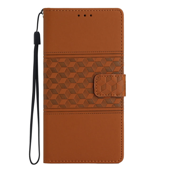 Diamond Embossed Skin Feel Leather Phone Case with Lanyard, For Xiaomi Redmi 10 2022, For Xiaomi Redmi 10A, For Xiaomi Redmi 10C, For Xiaomi Redmi A1