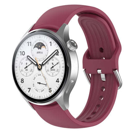 22mm Solid Color Silicone Watch Band, For Xiaomi Watch S2