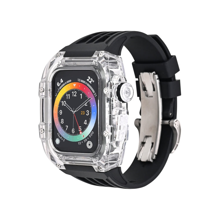 Fluorine Rubber Clear Watch Band Case