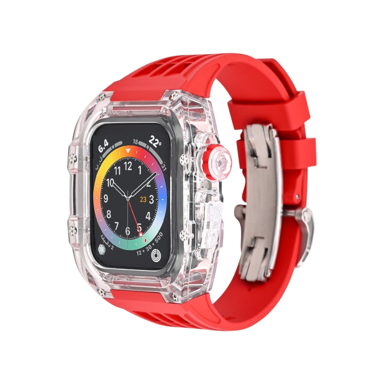 Fluorine Rubber Clear Watch Band Case