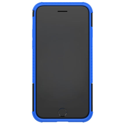 Funda protectora de TPU+PC a prueba de golpes con textura de neumático y soporte, para iPhone SE 2022/SE 2020, para Sony Xperia 10 Ⅱ, para Huawei Honor Play 9A, para Galaxy M30s