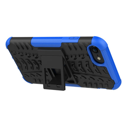 Funda protectora de TPU+PC a prueba de golpes con textura de neumático y soporte, para iPhone SE 2022/SE 2020, para Sony Xperia 10 Ⅱ, para Huawei Honor Play 9A, para Galaxy M30s