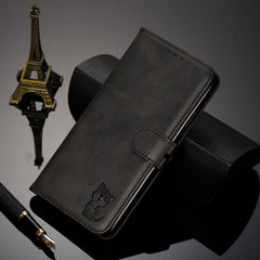 Embossed Happy Cat Pattern Horizontal Flip Leather Case with Holder & Card Slots & Wallet, For Galaxy A51, For Galaxy A71