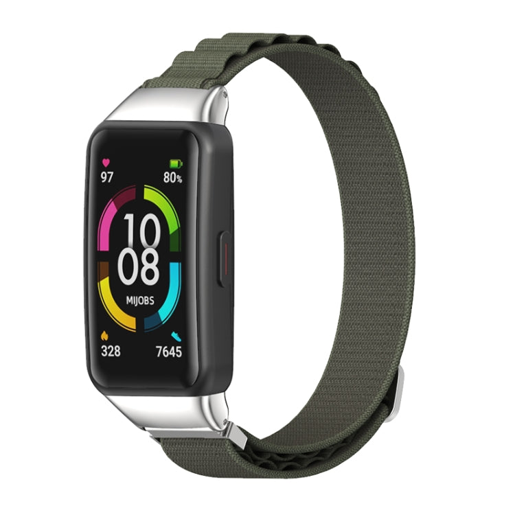 MIJOBS Nylon Breathable Watch Band, For Huawei Band 6 / Honor Band 6, For Huawei Band 7 / 7 NFC