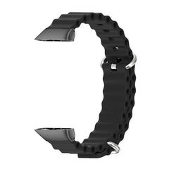 MIJOBS CS Marine Silicone Breathable Watch Band, For Huawei Band 6 / Honor Band 6, For Huawei Band 7 / 7 NFC