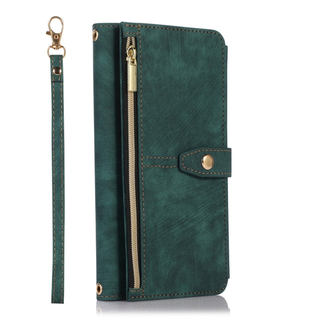 Dream 9-Card Wallet Zipper Bag Leather Phone Case, For iPhone 11 Pro, For iPhone 11 Pro Max, For iPhone X / XS, For iPhone XR
