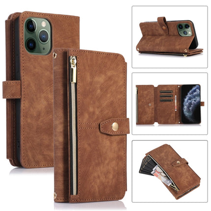 Dream 9-Card Wallet Zipper Bag Leather Phone Case, For iPhone 11 Pro, For iPhone 11 Pro Max, For iPhone X / XS, For iPhone XR